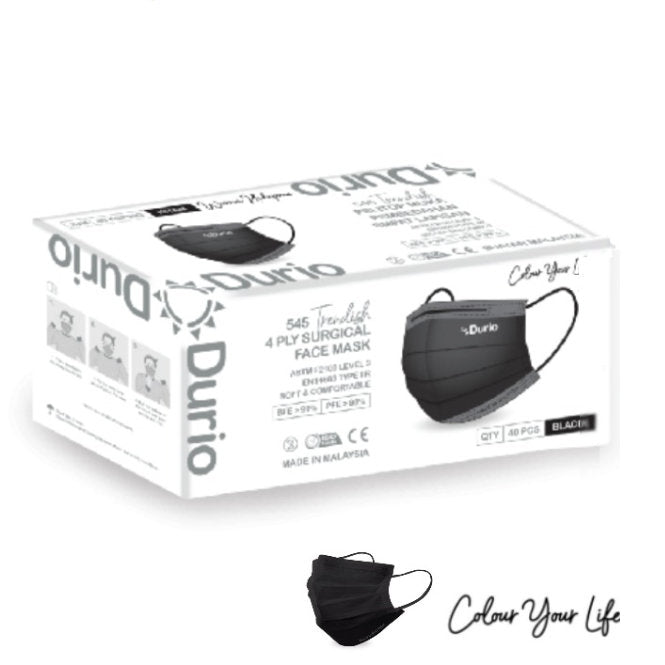 DURIO 545 TRENDISH AD 4PLY 40S BLACK