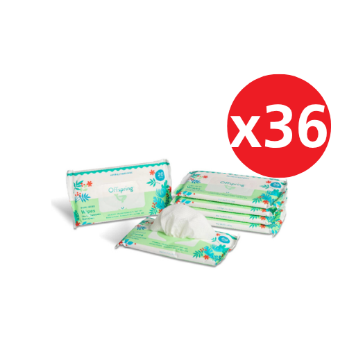 OFFSPRING PLANT-BASED WIPES 20S x 36