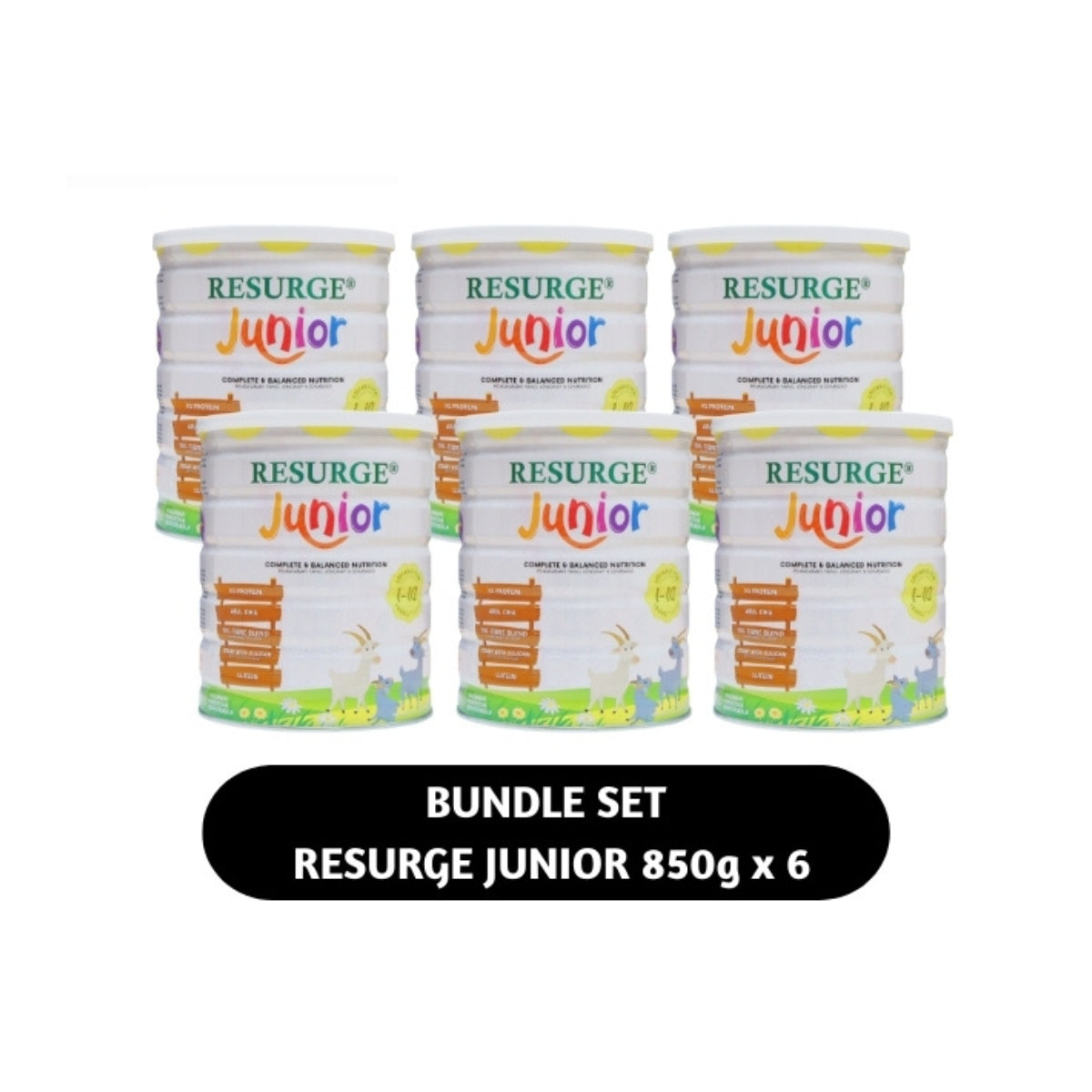 Resurge Junior Goat Milk Formula 850g x 6