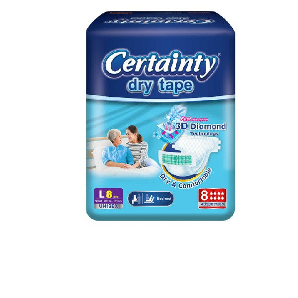 CERTAINTY DRY TAPE L 8S X 8