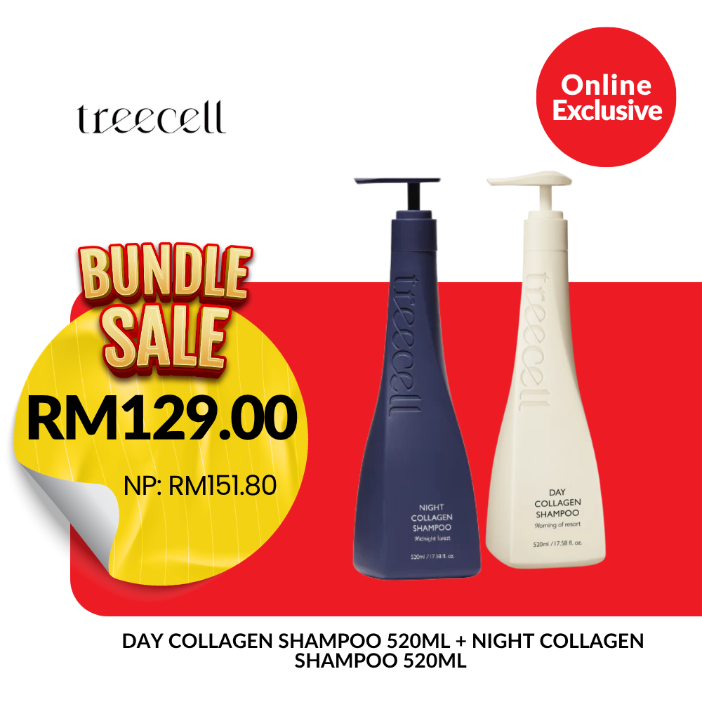 TREECELL DAY & NIGHT COLLAGEN SHAMPOO MIDNIGHT FOREST 520ML