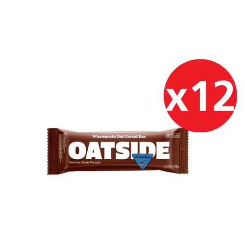 OATSIDE OAT CEREAL BAR CHOCOLATE 18G × 12