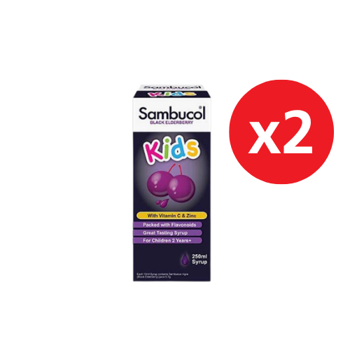SAMBUCOL KIDS BLK ELDERBERRY 250ML x 2