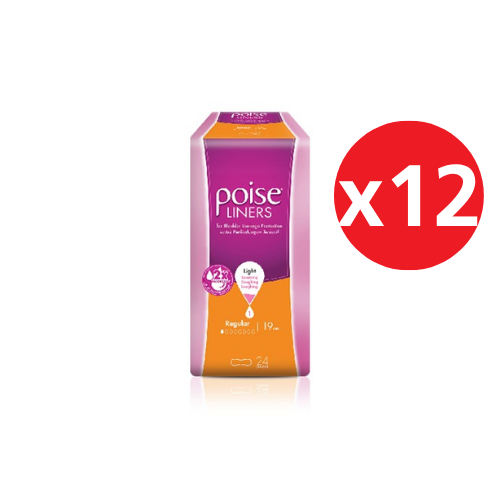 POISE LINERS REG 12SX24
