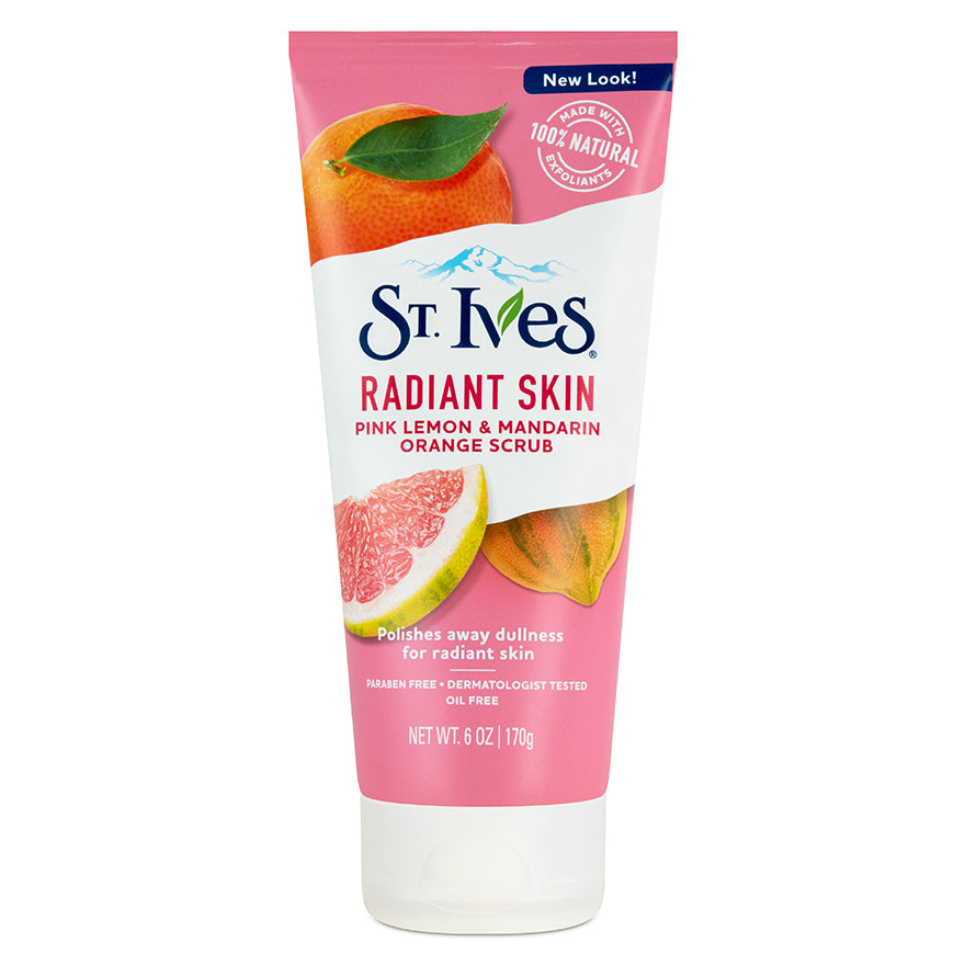 ST IVES PINK LEMON & MANDARIN ORANGE SCRUB 170G