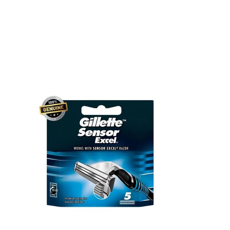 GILLETTE SENSOR EXCEL CARTRIDGES 5S