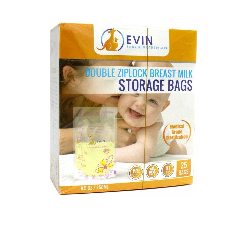 EVIN BREAST MILK STORAGE BAG 250ML 25S