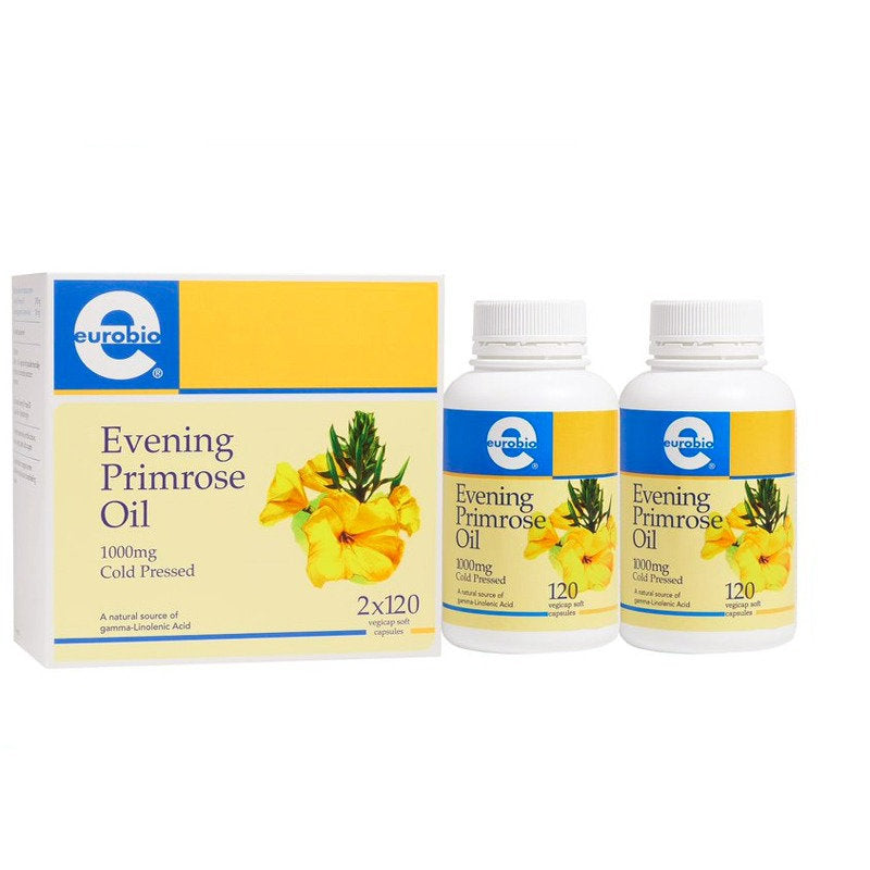EUROBIO EVENING PRIMROSE OIL 1000MG 120SX2