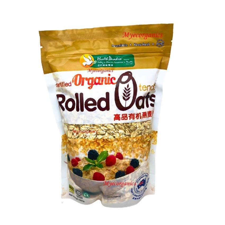 HEALTH PARADISE TENDER ROLLED OATS 500G