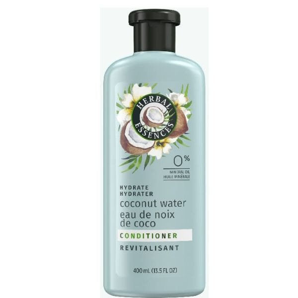 HERBAL ESSENCES HYDRATED AND REFRESHED COCONUT WATER CONDITIONER 400ML