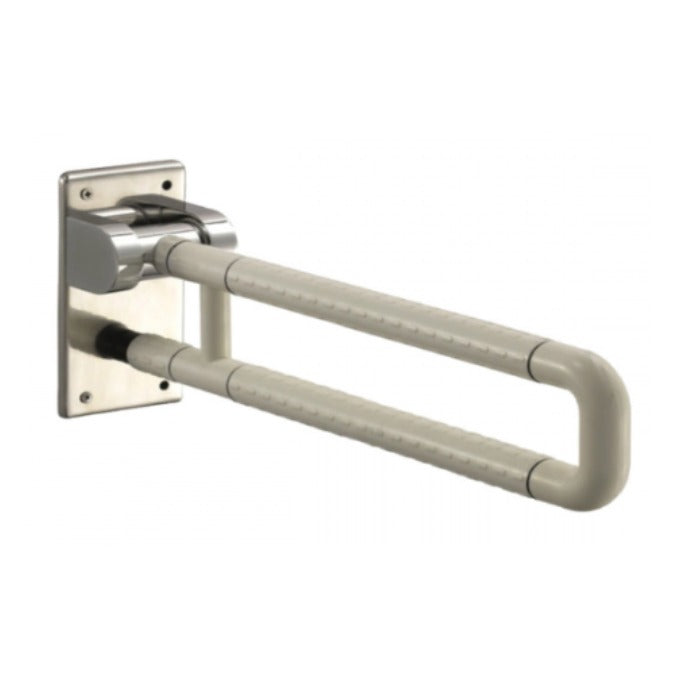 HOSPIGUARD STAINLESS STEEL U-SHAPED FOLD-UP GRAB BAR