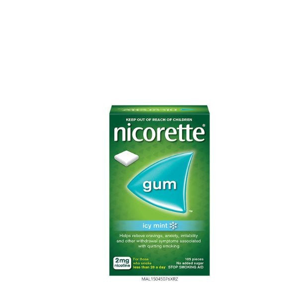 NICORETTE ICYMINT 2MG GUM 15SX7