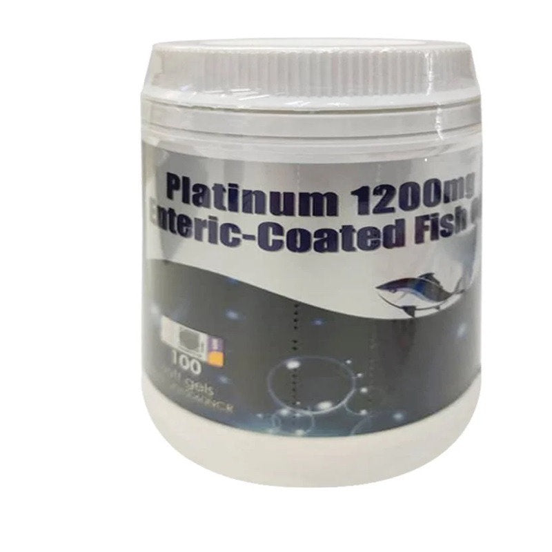 PLATINUM ENTERIC-COATED FISH OIL 100S