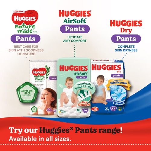 HUGGIES DRY PANTS REGULAR 15-25KG XXL 8S