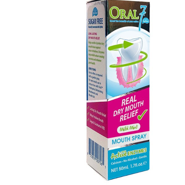 ORAL SEVEN MILD MINT MOUTH SPRAY 50ML
