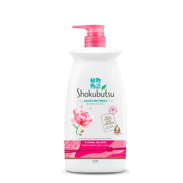 SHOKUBUTSU BODY WASH MOISTURE FRESH FLORAL BLOOM 900G