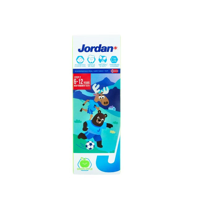 JORDAN STEP 2 GREEN APPLE TOOTHPASTE 75G