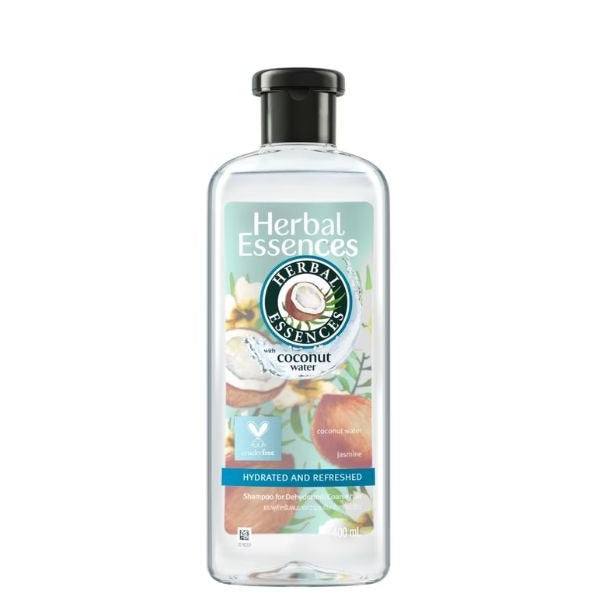 HERBAL ESSENCES HYDRATED AND REFRESHED COCONUT WATER SHAMPOO 400ML