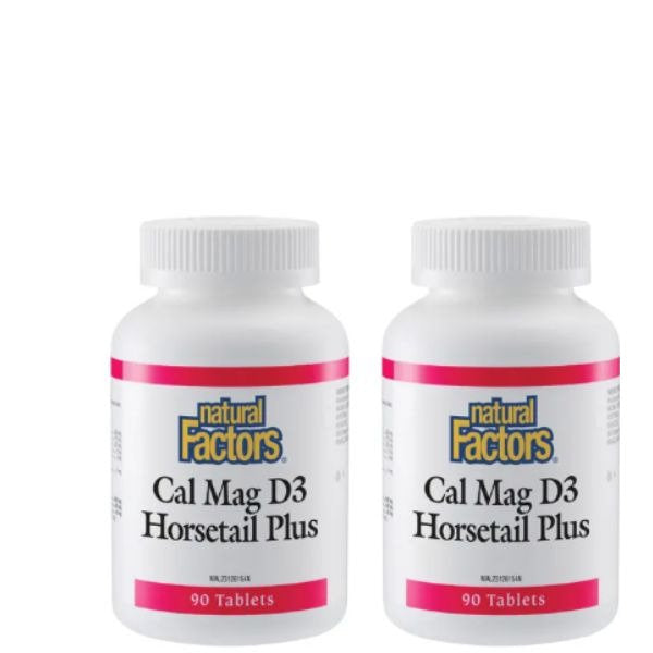 NATURAL FACTORS CALMG D3 HORSETAILPLUS 90SX2