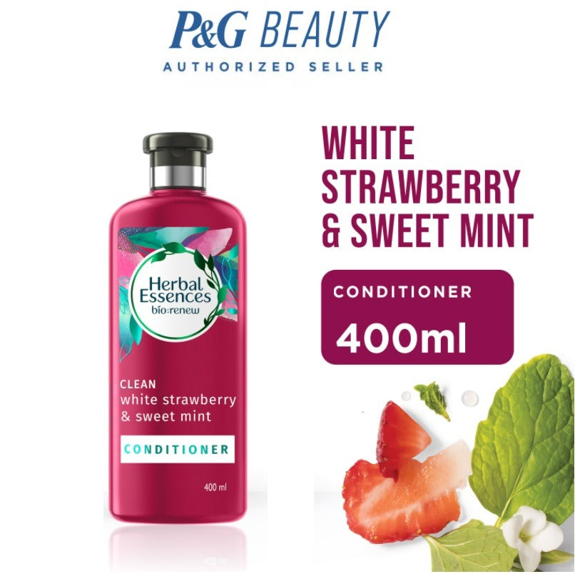 HERBAL ESSENCES STRAWBERRY & SWEET MINT CONDITIONER 400ML