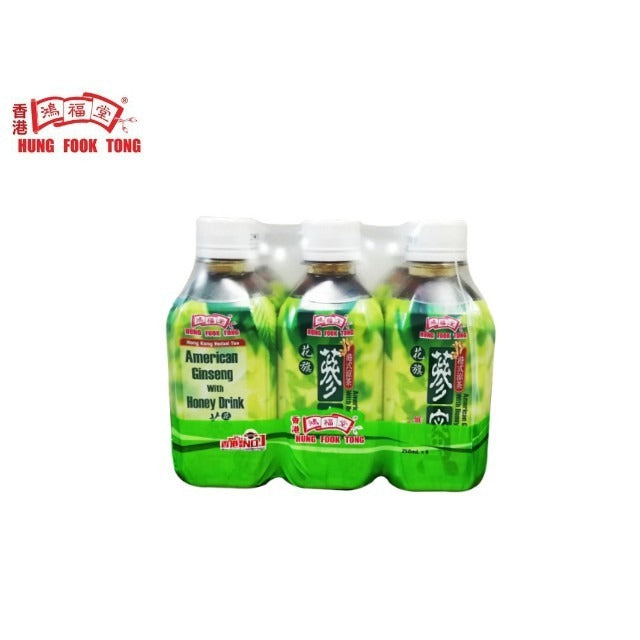 HUNG FOOK TONG AMERICAN GINSENG WITH HONEY 250ML 6S