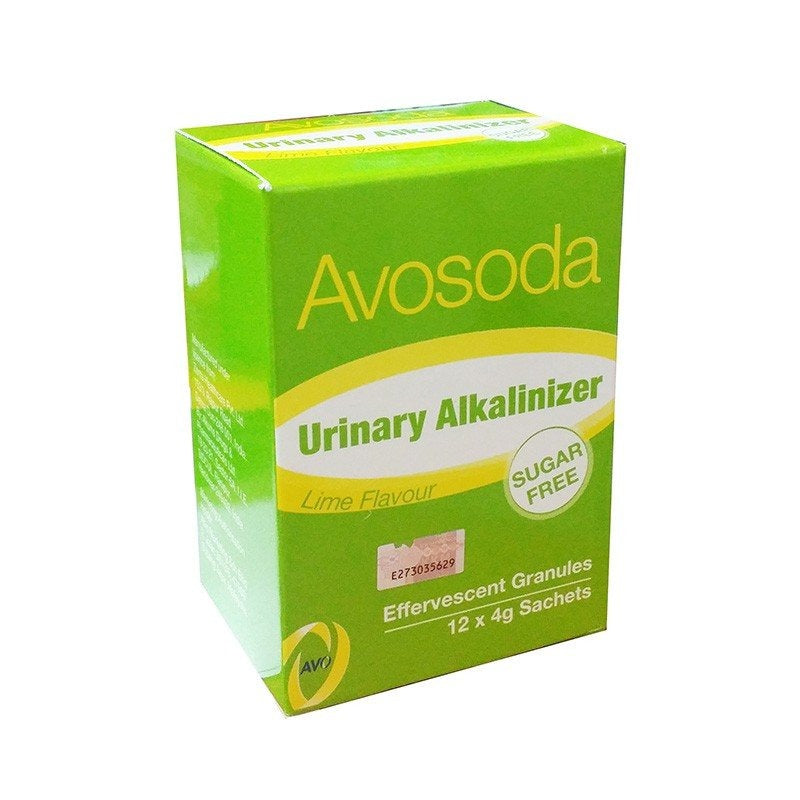 AVOSODA URINARY ALKALINIZER 4G 12S