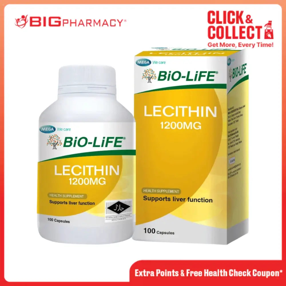 BIO-LIFE LECITHIN 1200MG 100S