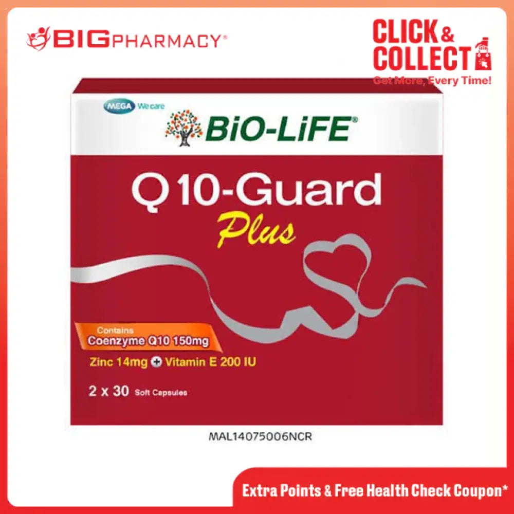 BIO-LIFE Q10-GUARD PLUS 150MG CAP 30SX2