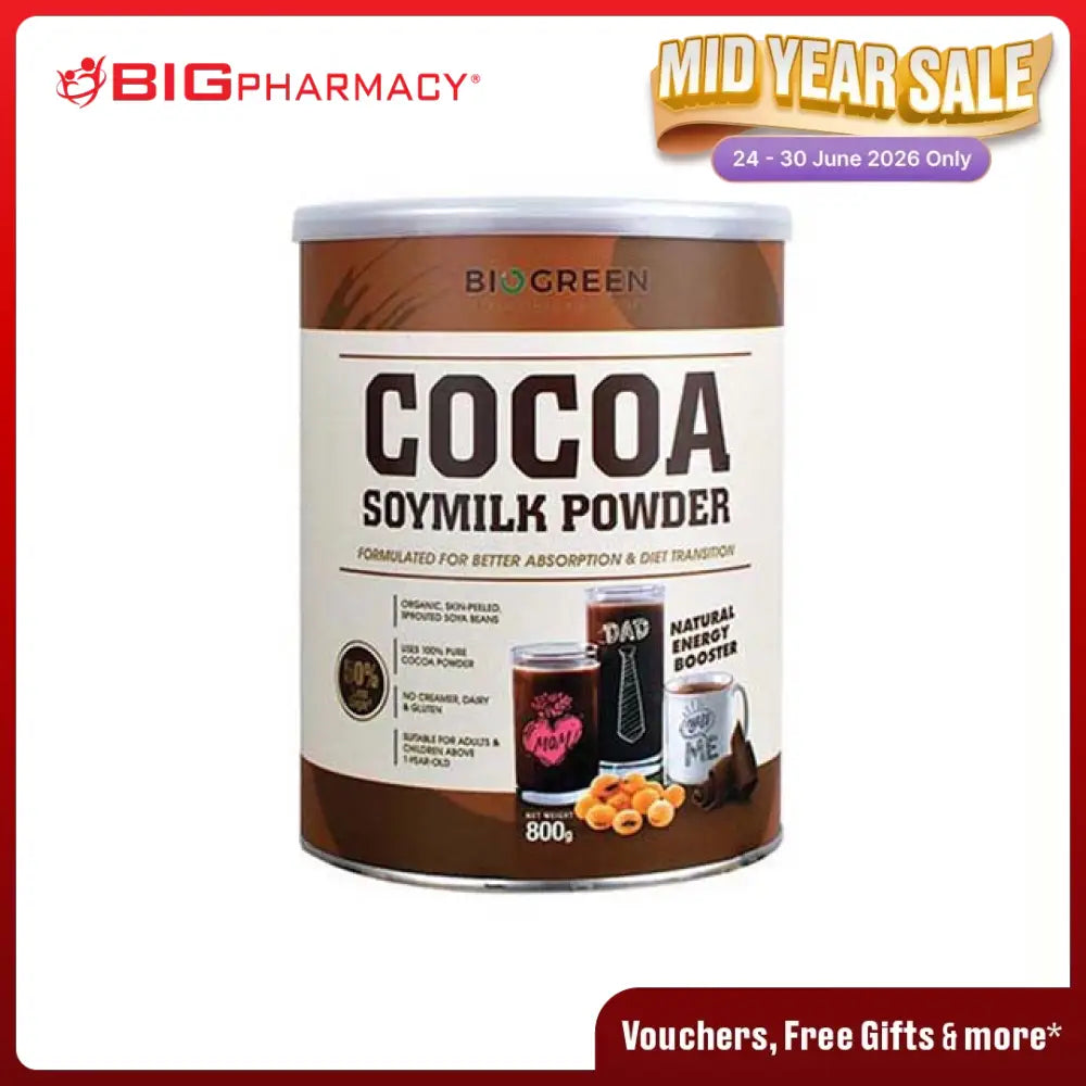 BIOGREEN COCOA SOYMILK 800G