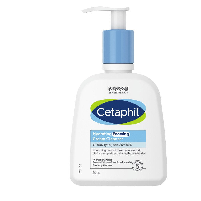 CETAPHIL HYDRATING FOAMING CREAM CLEANSER 236ML