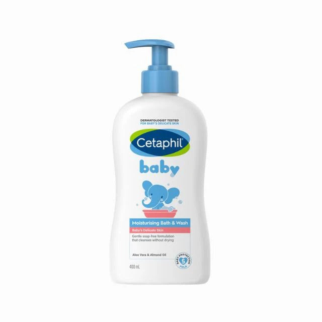 CETAPHIL BABY ULTRA MOISTURISING BATH & WASH 400ML