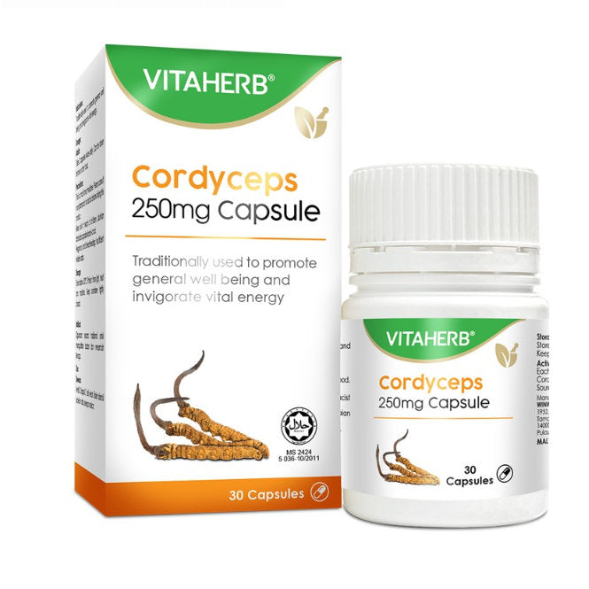 VITAHERB CORDYCEPS 250MG 30S