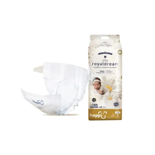 HOPPI ROYAL DREAM TAPE DIAPERS L 40S