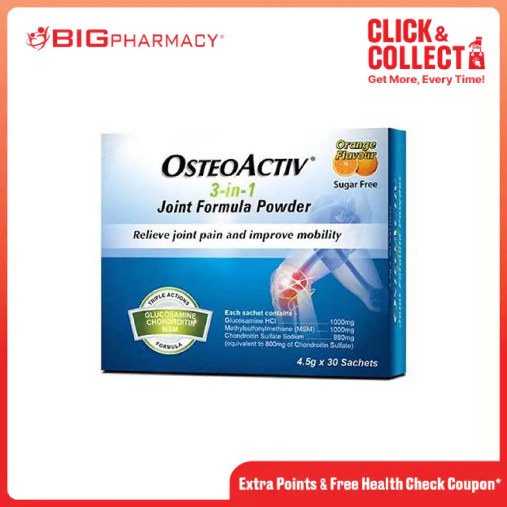 OSTEOACTIV 3IN1 JOINT FORMULA POWDER 4.5G 30S