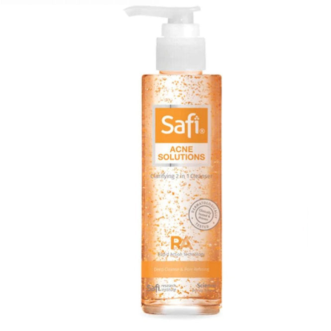 SAFI ACNE SOLUTIONS CLARIFYING 2-IN-1 CLEANSER 160ML