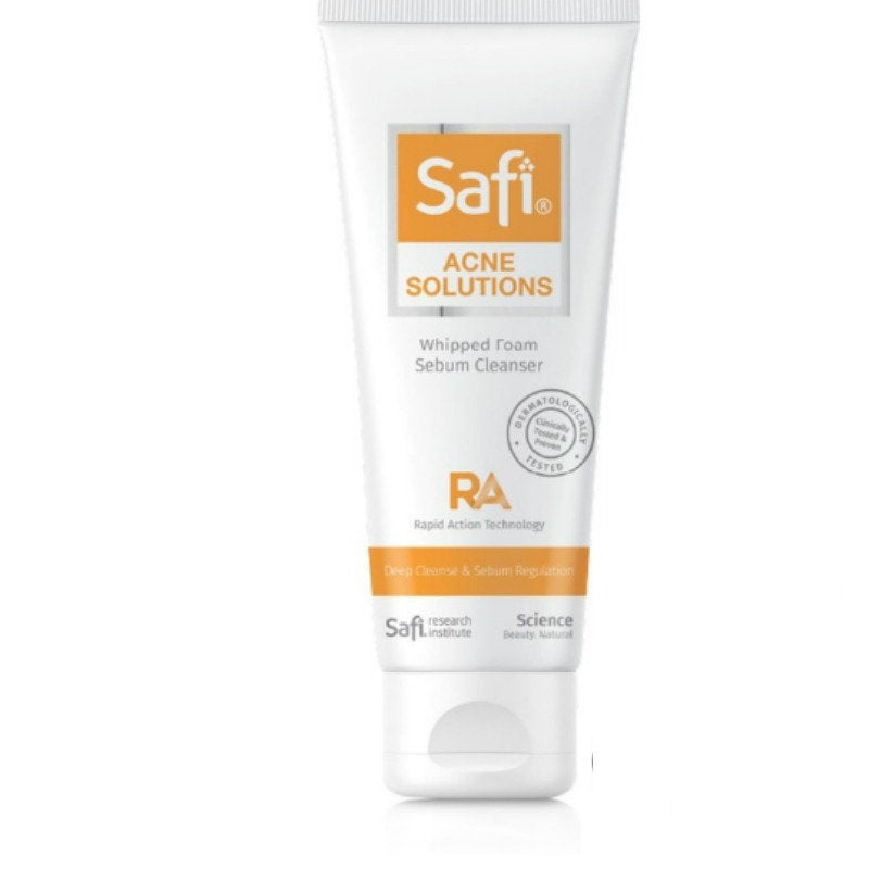 SAFI ACNE SOLUTIONS WHIPPED FOAM SEBUM CLEANSER 100ML