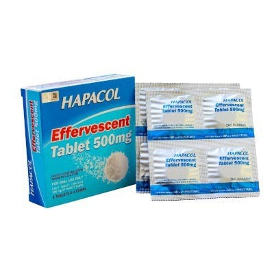 HAPACOL EFFERVESCENT TAB 500MG 4SX4