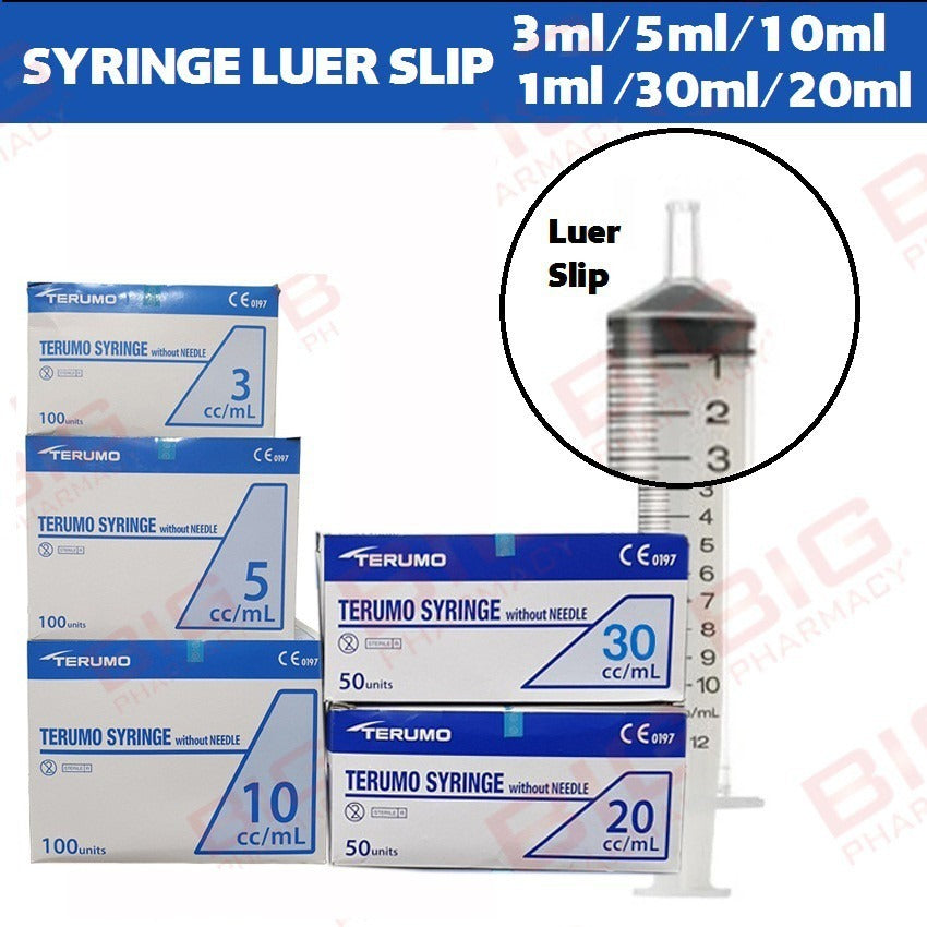 TERUMO SYRINGE WITHOUT NEEDLE 20ML ECCENTRIC SS+20ES 50S