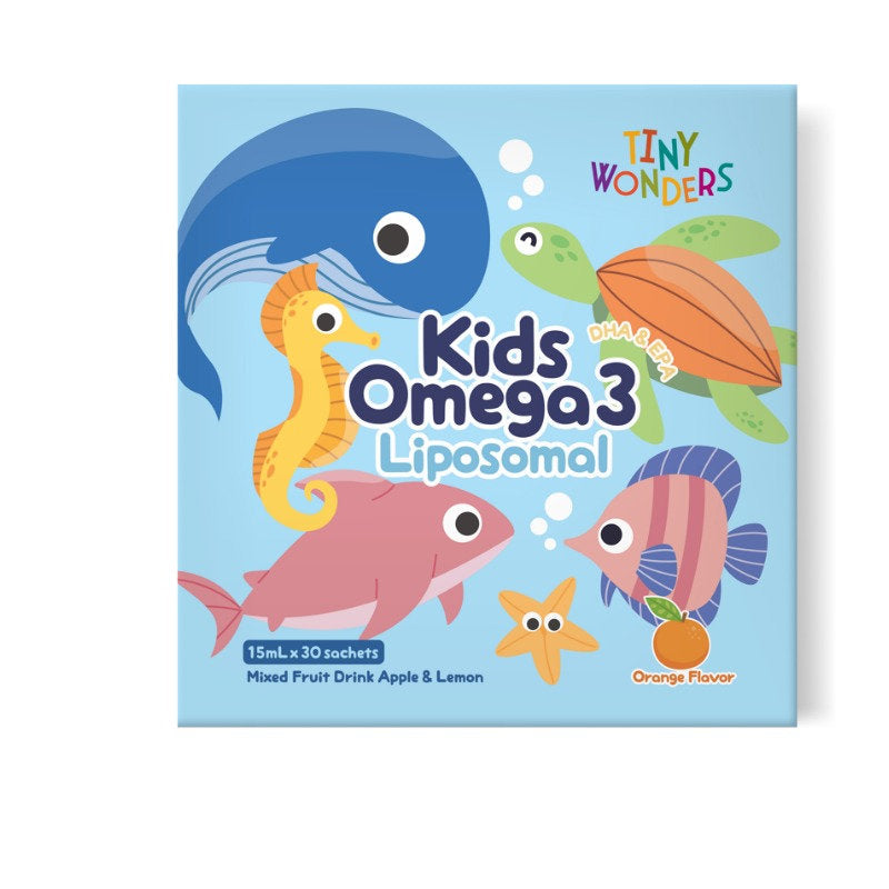 TINY WONDERS KIDS OMEGA LIQUID SACHET 15ML 30S