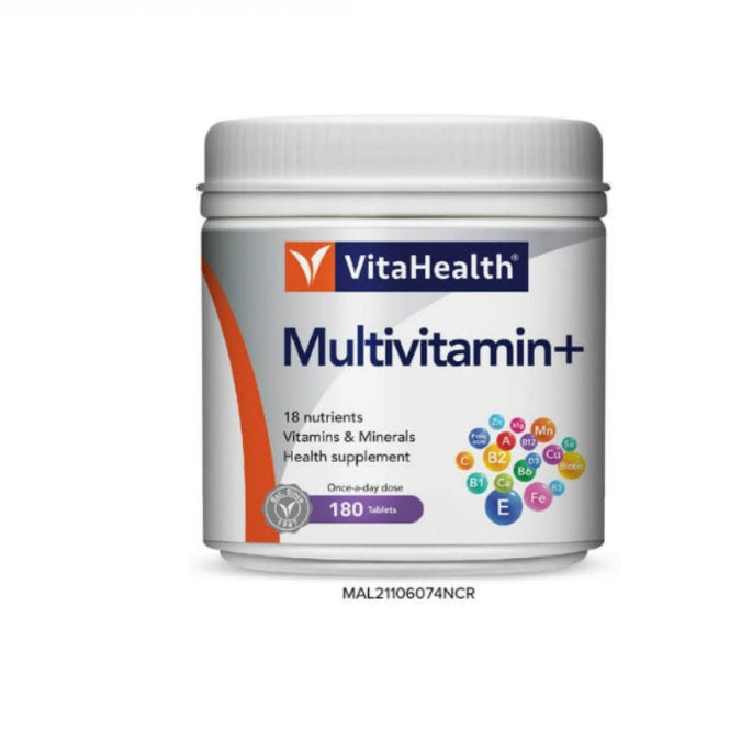 VITAHEALTH MULTIVITAMIN+ TABLET 180S