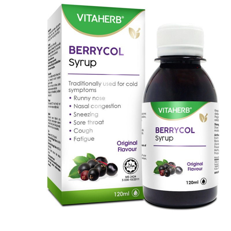 VITAHERB BERRYCOL SYRUP ORIGINAL 120ML