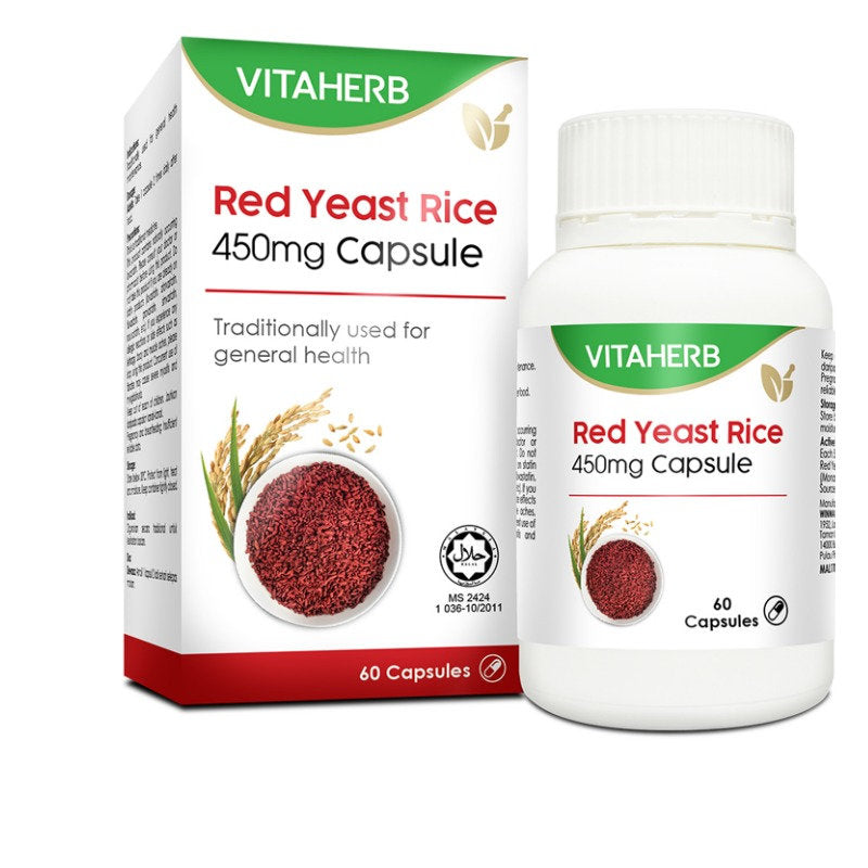 VITAHERB RED YEAST RICE 450MG 60S