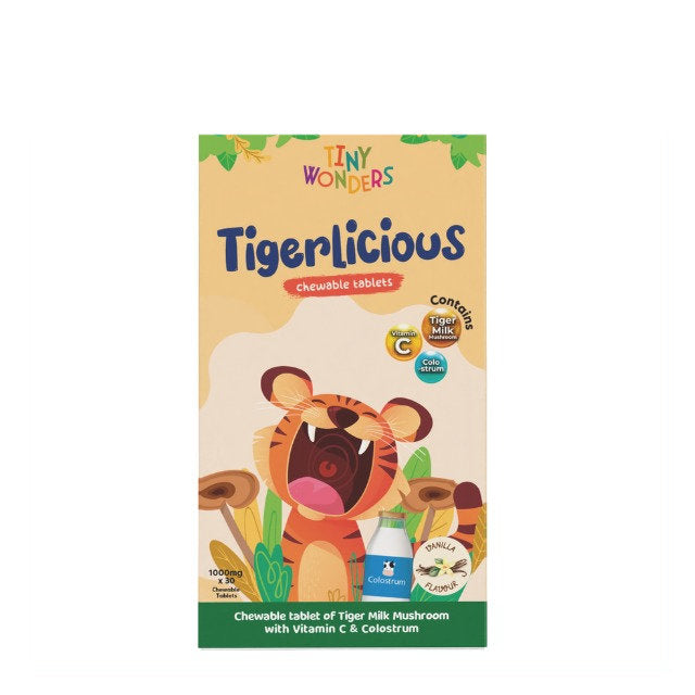 TINY WONDERS TIGERLICIUOS CHEWABLE TABLETS 30S