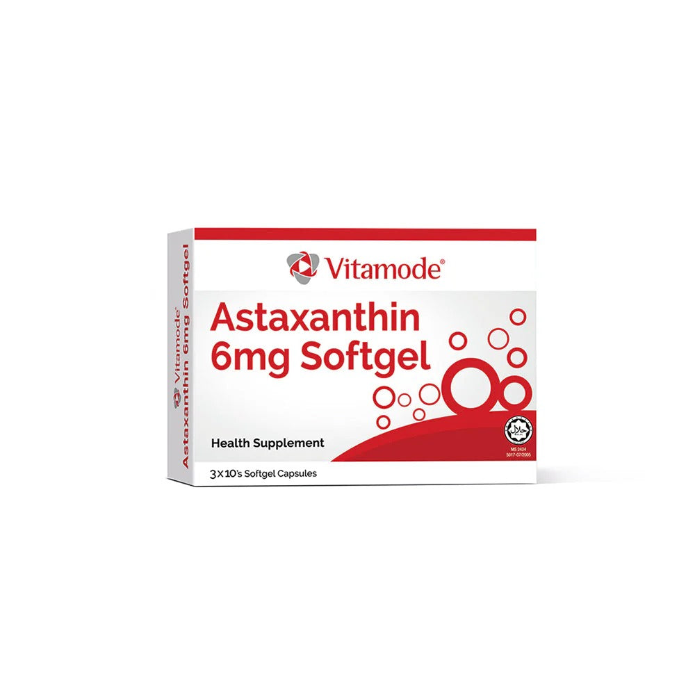 VITAMODE ASTAXANTHIN 6MG SOFTGEL 30S