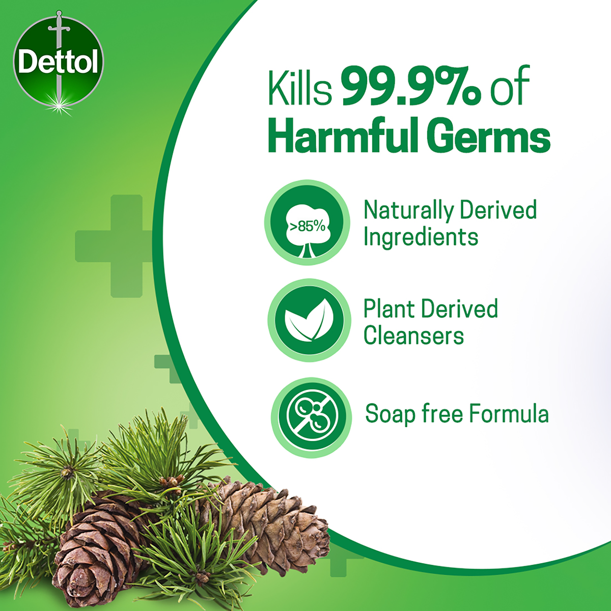 DETTOL ANTIBACTERIAL HAND WASH LIQUID ORIGINAL 400G+100G