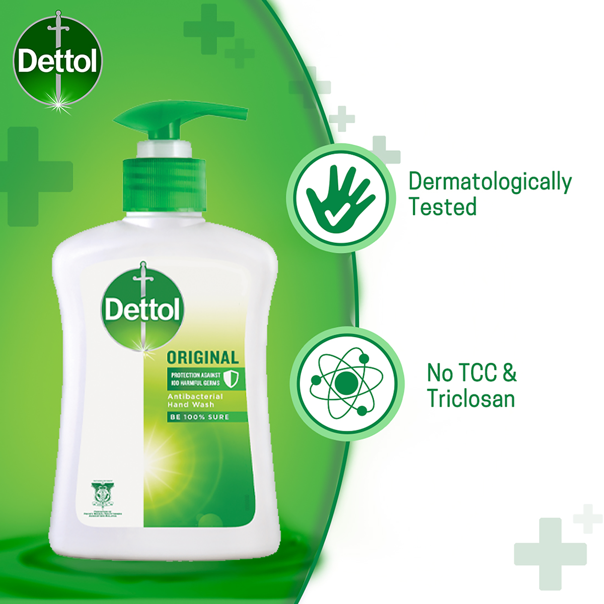 DETTOL ANTIBACTERIAL HAND WASH LIQUID ORIGINAL 400G+100G