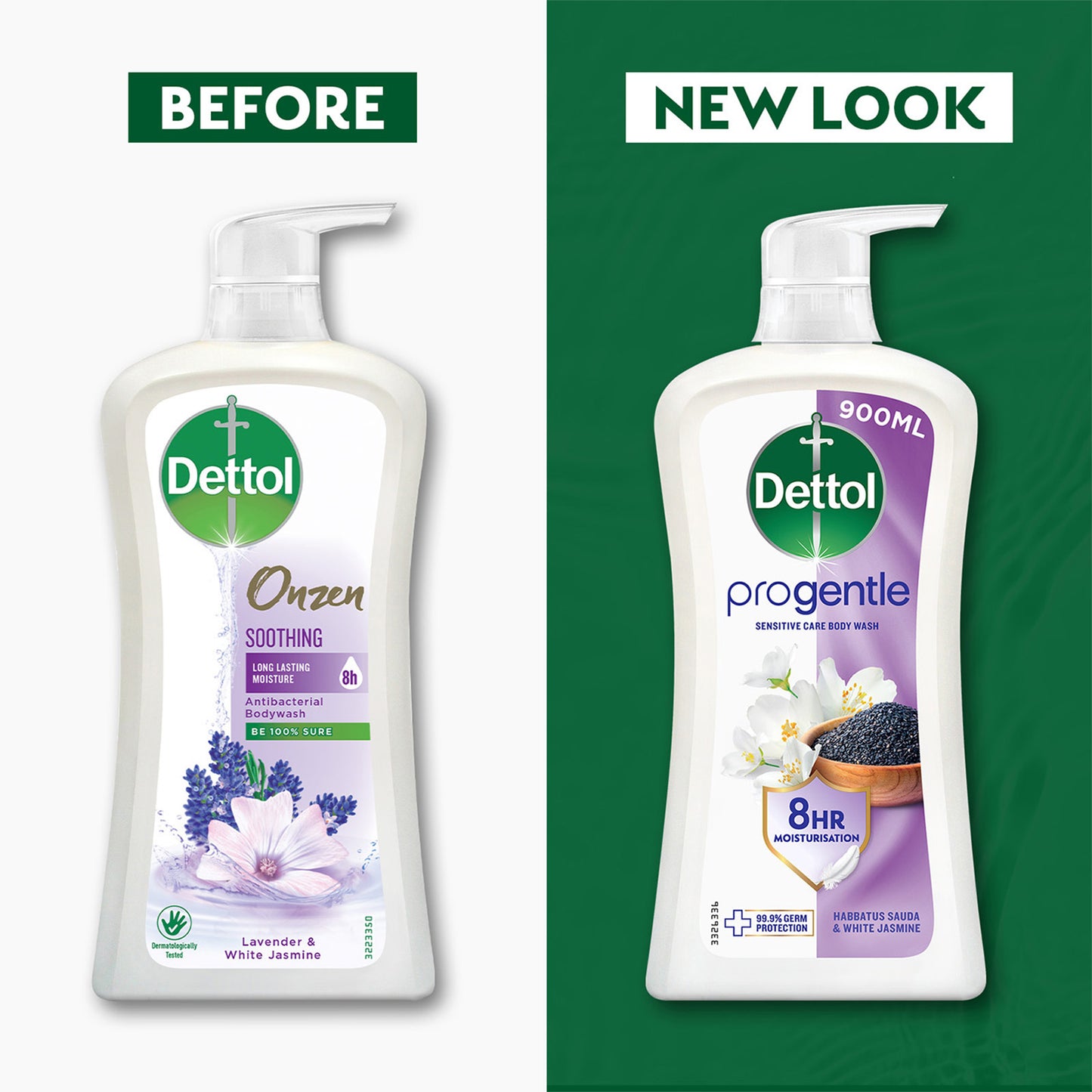 DETTOL SHOWER GEL GENTLE CARE 900G