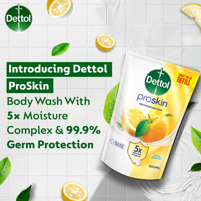 DETTOL SHOWER GEL GREEN TEA & BERGAMOT (VALUE REFILL) 720G