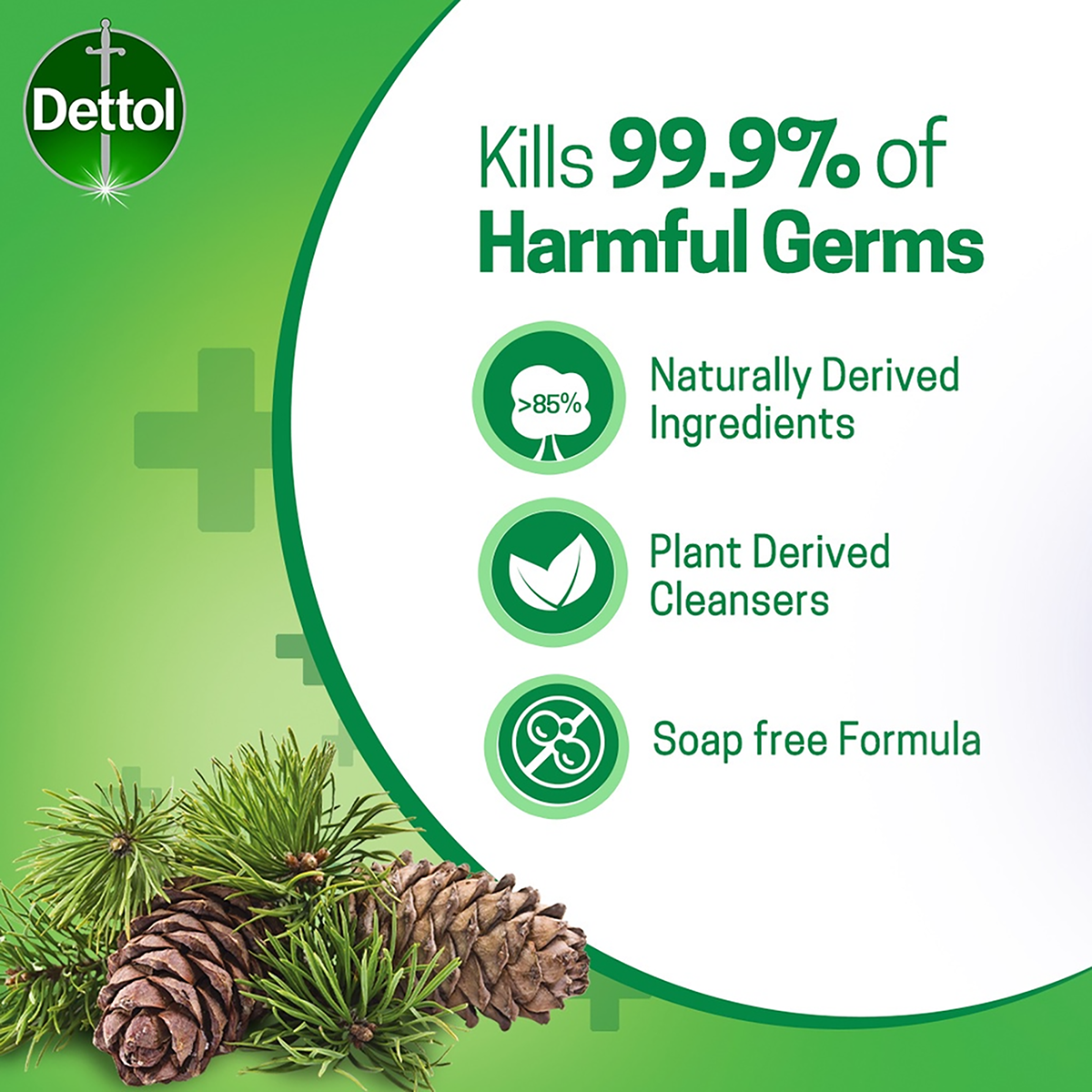 DETTOL HAND SOAP ORIGINAL REFILL 225ML 2S