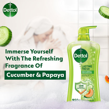 DETTOL SHOWER GEL LASTING FRESH 900G